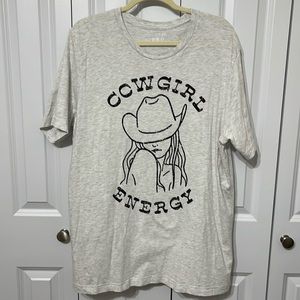 Western Graphic Tee - Cowgirl Energy -XL